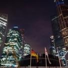 Сити. Вид на выходе из Экспоцентра - Продэкспо 2018 (Москва)